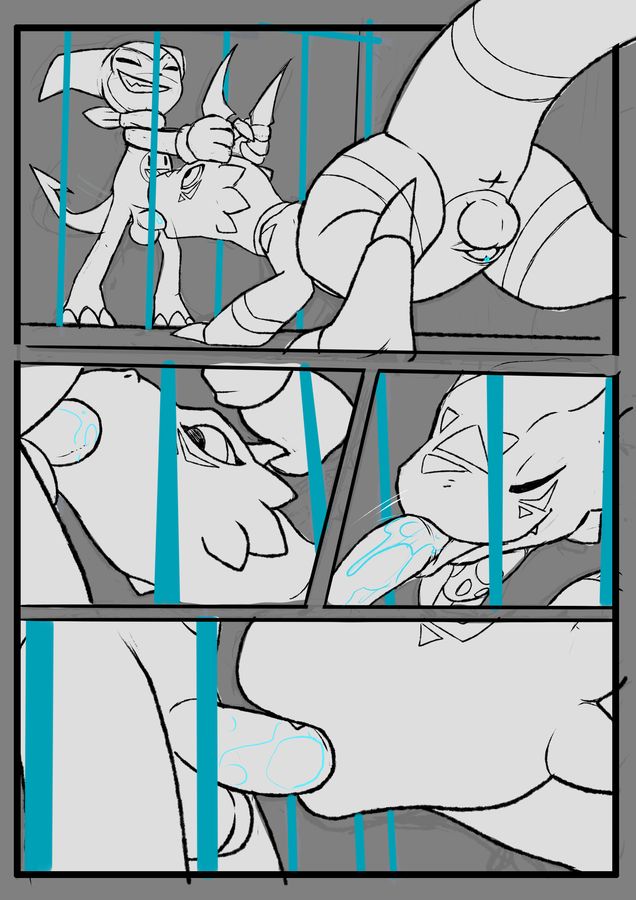 An inexperienced Guilmon page 5 full