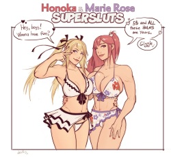Honoka and Marie Rose Supersluts