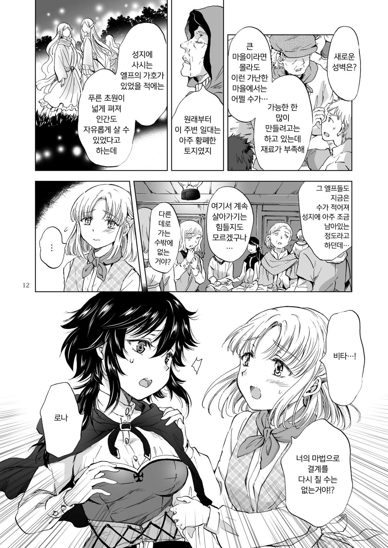 Seinaru Chichi no Elf Hime | 성스러운 가슴의 엘프 공주 page 12 full