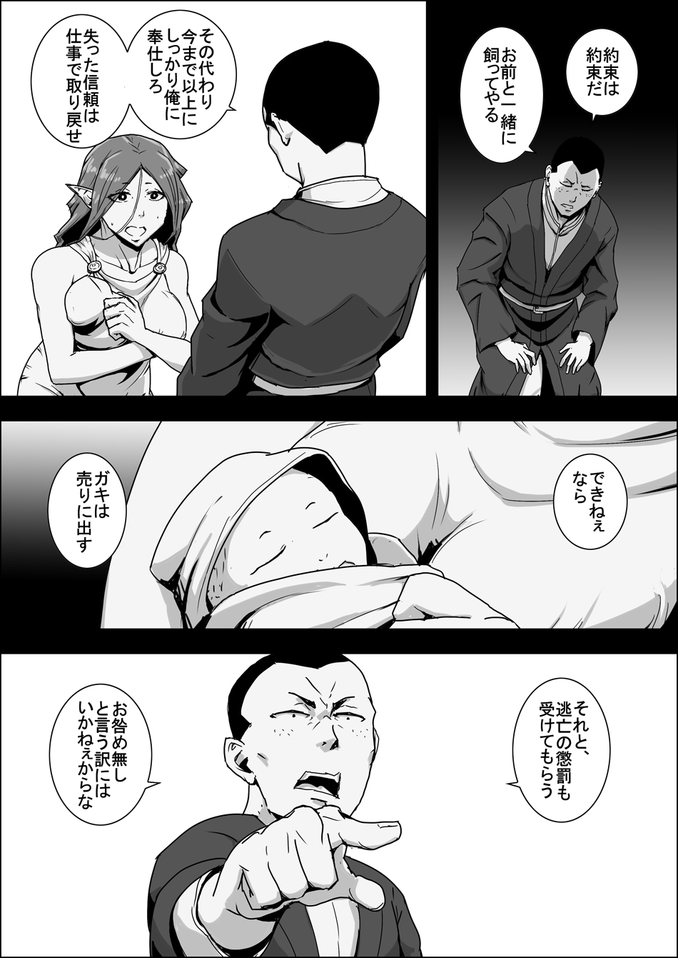 Mada Daimei no Nai Fantasy - Jimi na Elf to Minarai no Senshi X page 9 full
