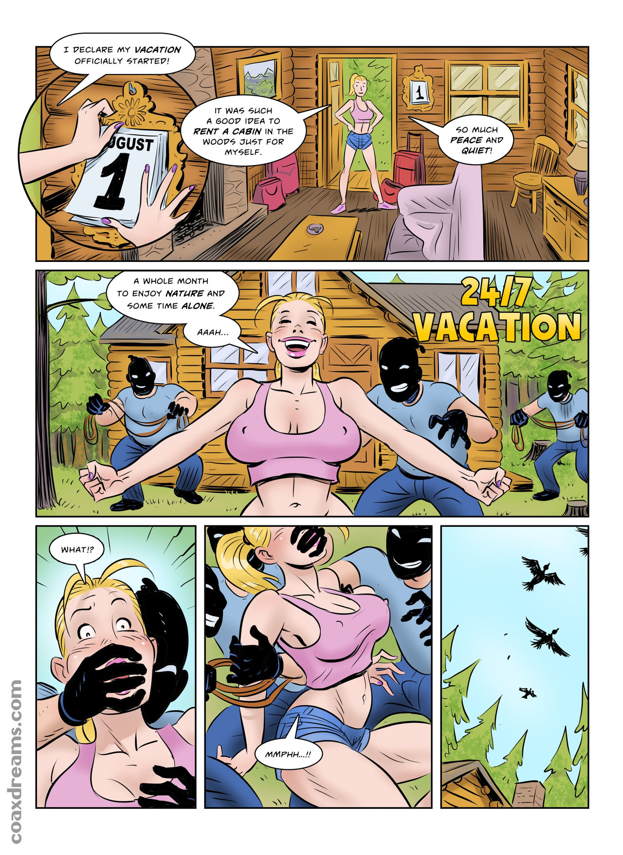 Coax"s Patreon comics page 1 full
