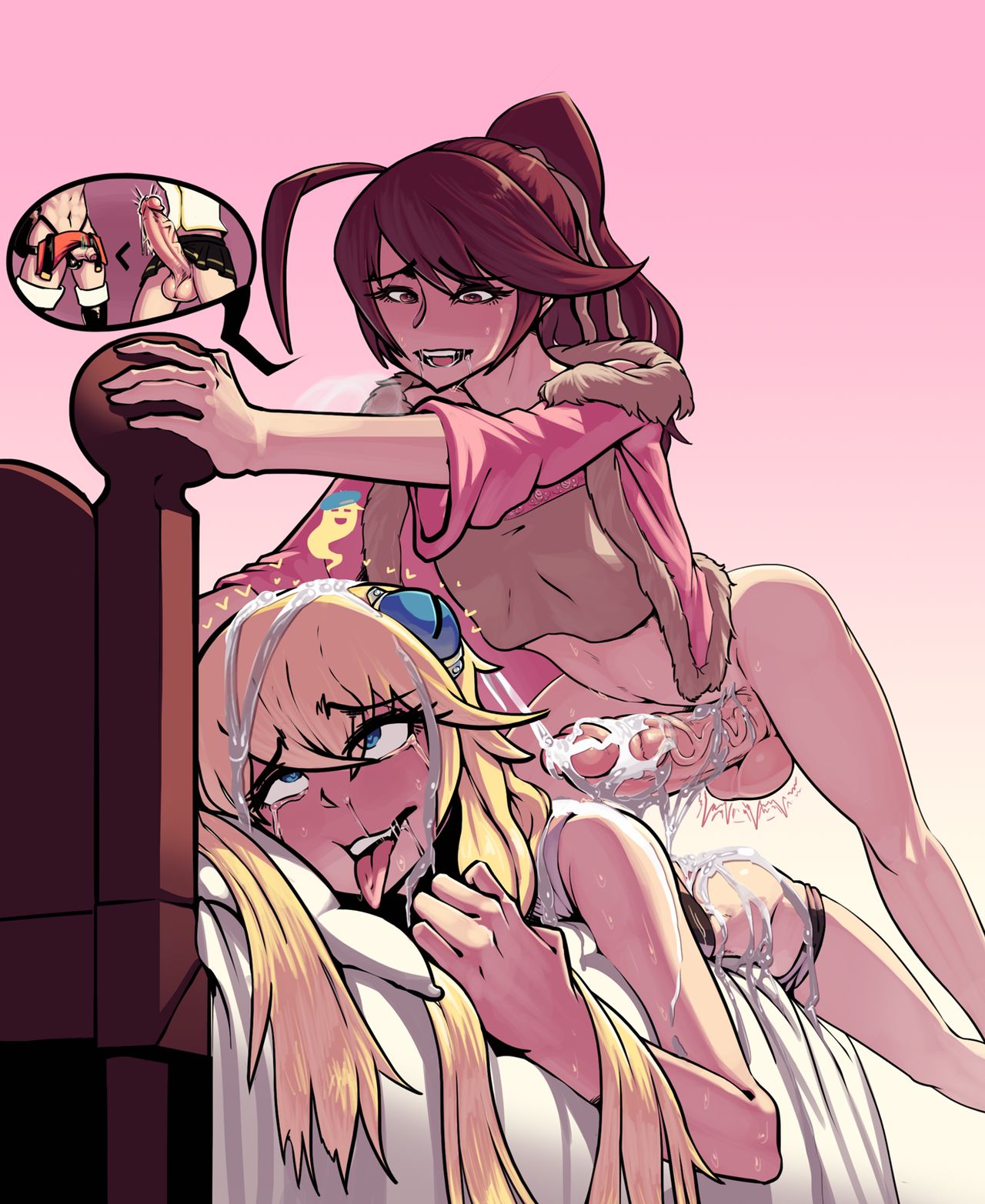 Celica/Noel Surprise Anal + Makoto/Mai Cock Shock page 4 full