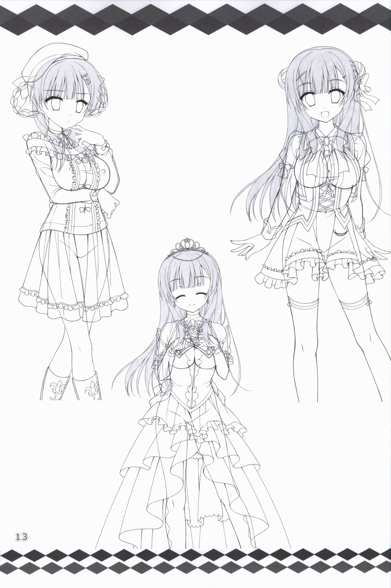 Kiniro Loveriche Visualworks GOLDEN WINTER BOOK page 12 full