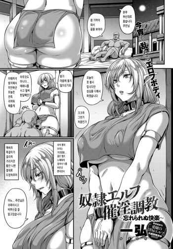 [Kazuhiro] Dorei Elf Saiin Choukyou ~Wasurerarenu Kairaku~ (COMIC Anthurium 2018-08) [Korean] [Digital] cover