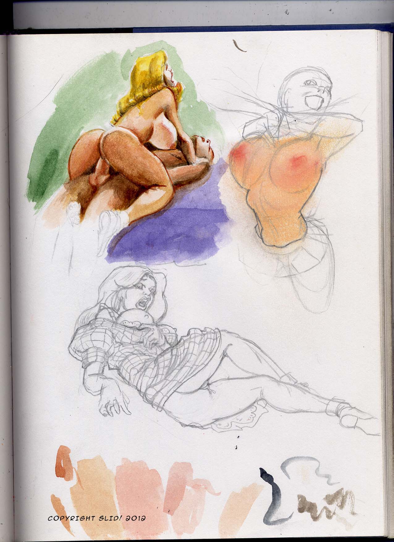 Slid's Sketchbook page 1 full