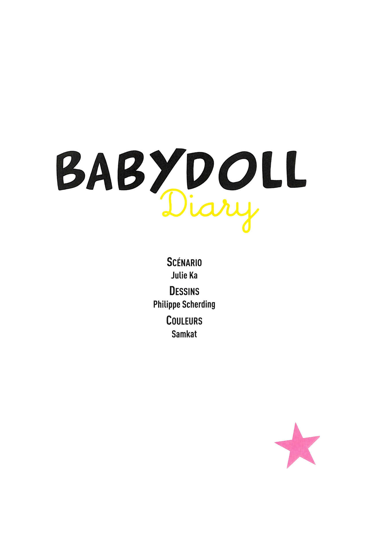 Babydoll Diary Cahier 1 - 1993-2000 page 4 full