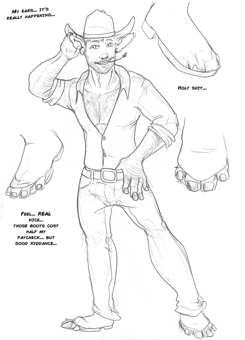 The Cattle Drive Cowboy Bull and Cowgirl Cow page 5 full