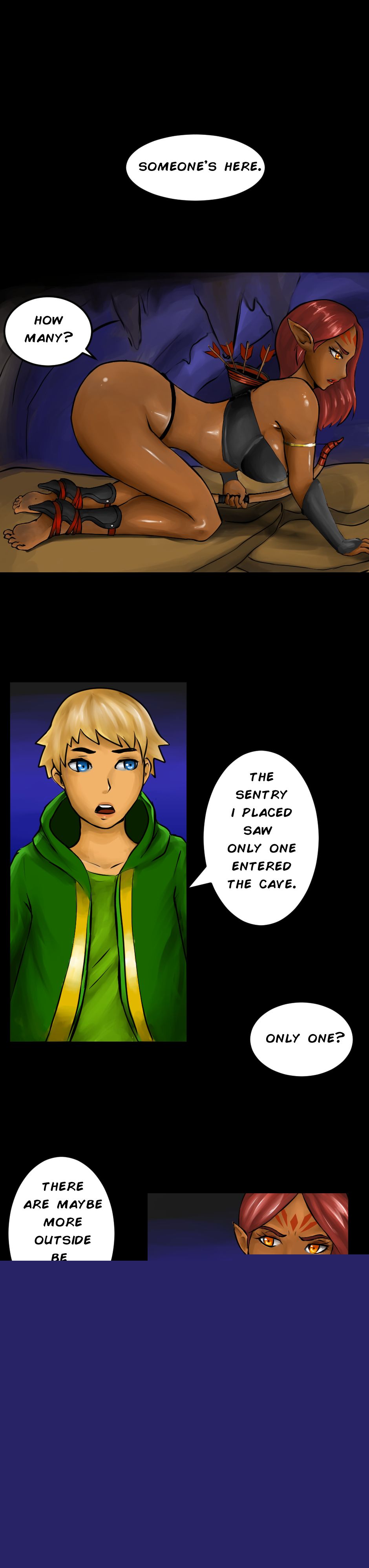 White Raven Webtoon page 4 full