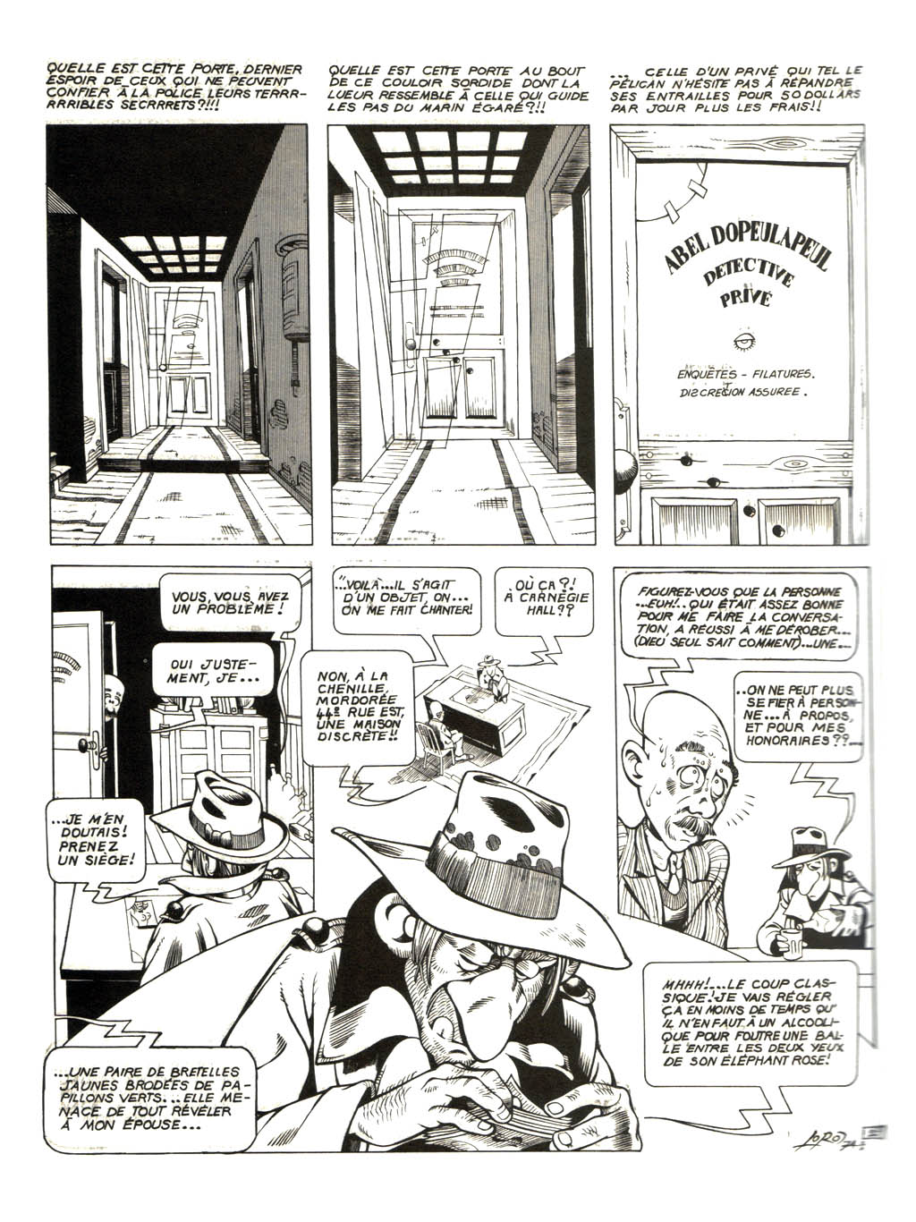 Abel Dopeulapeul - 1 - Du vent dans les poils page 12 full