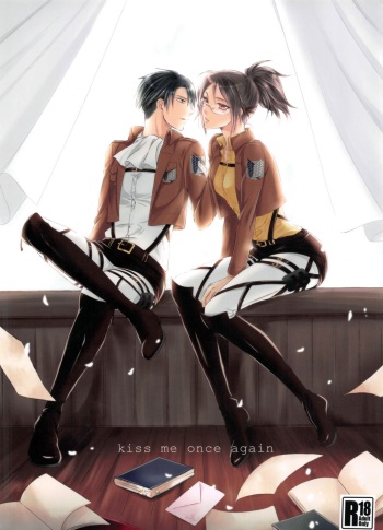 (C86) [Kiseki (Kisaki Noah)] kiss me once again (Shingeki no Kyojin) [English] [EHCove] cover