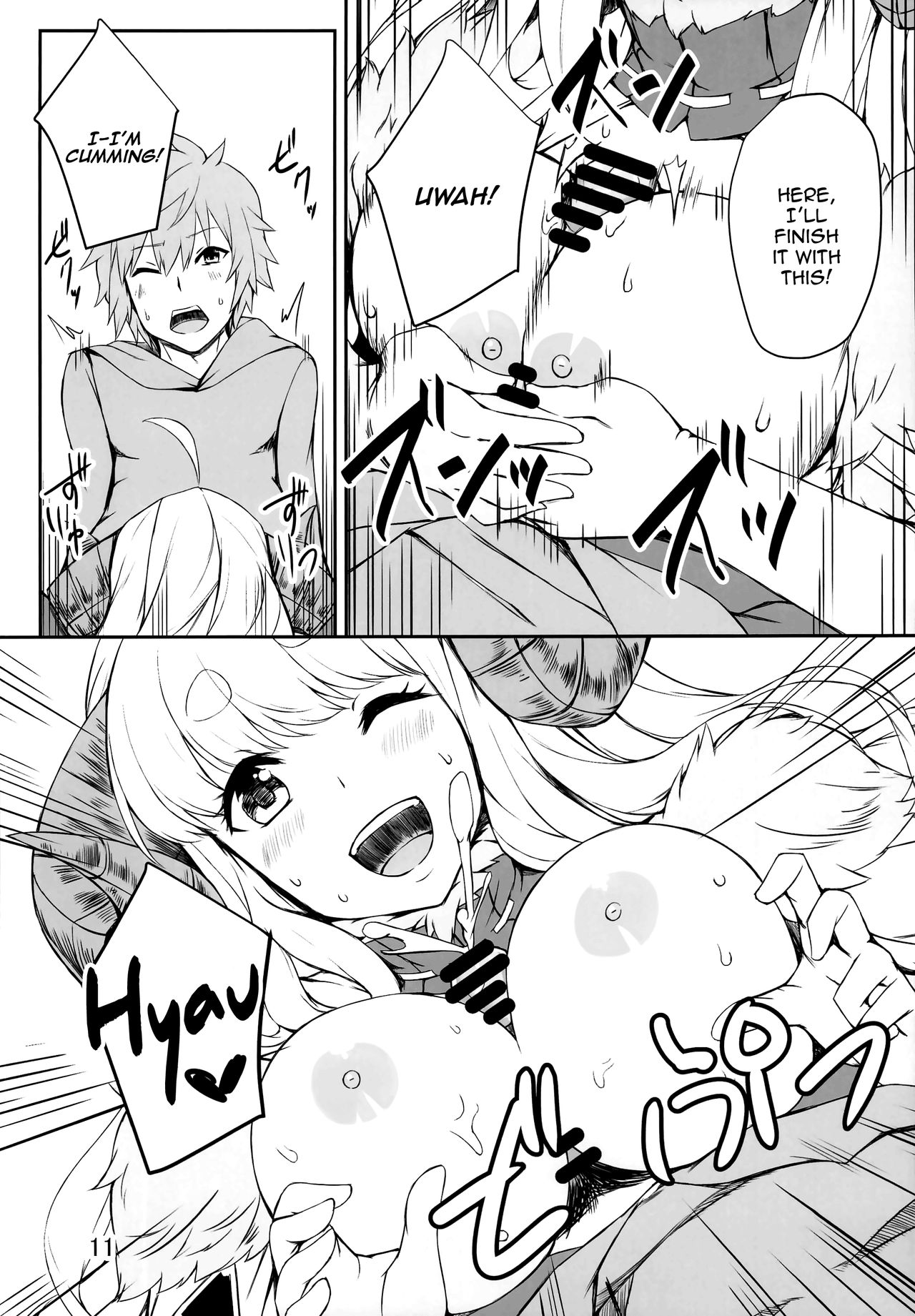 Futari no Bonnou Hassan!! | Letting Out Their Desires!! page 11 full