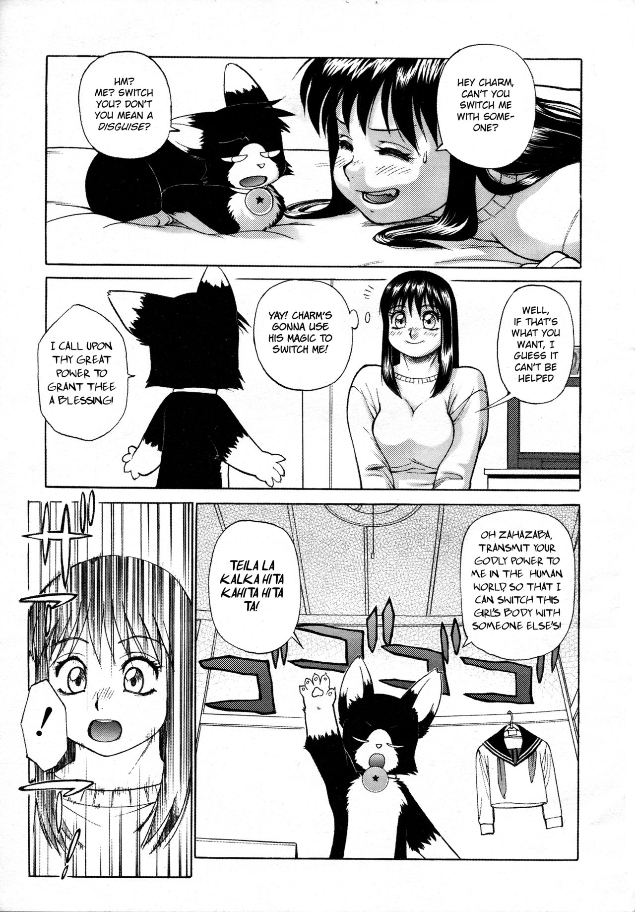 Charm the Cat -Body Exchange- page 5 full
