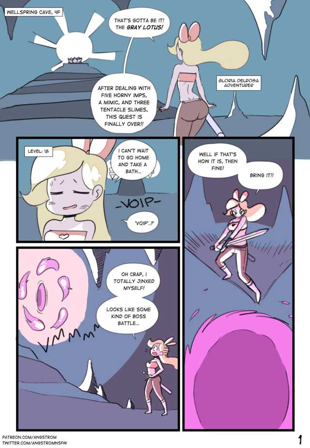 Gloria and the Grey Lotus page 1 full