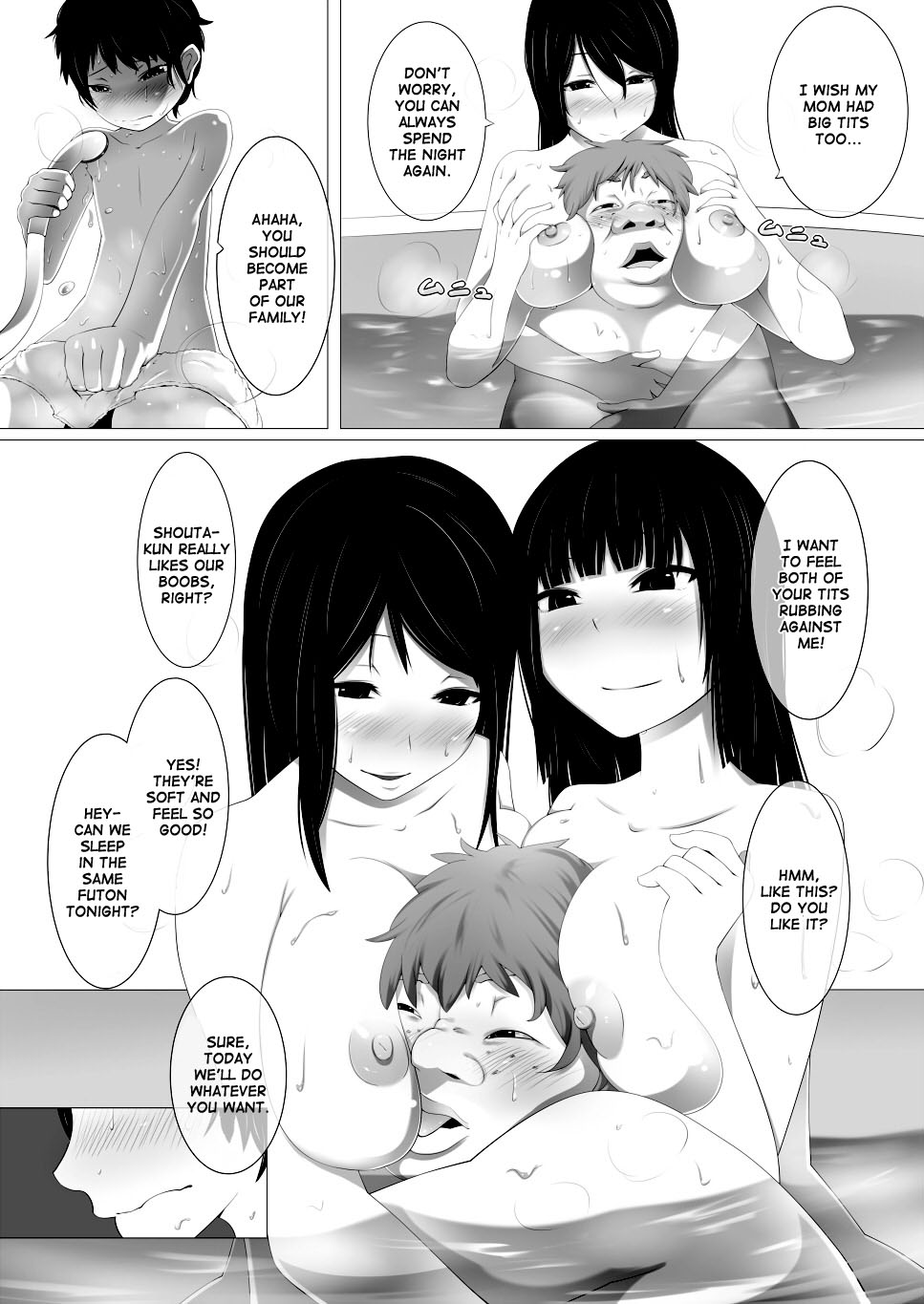 Debushota ga Ofuro de Harem Joutai page 4 full