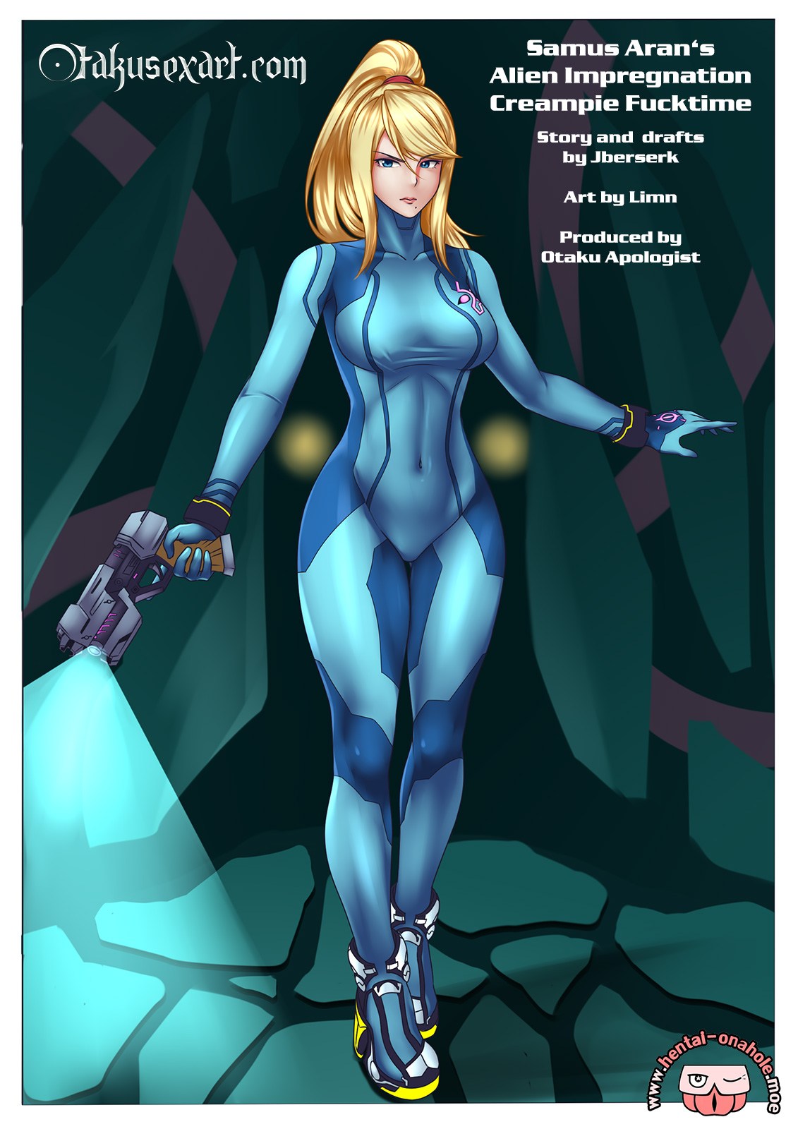Samus Aran's Alien Impregnation Creampie Fucktime page 1 full