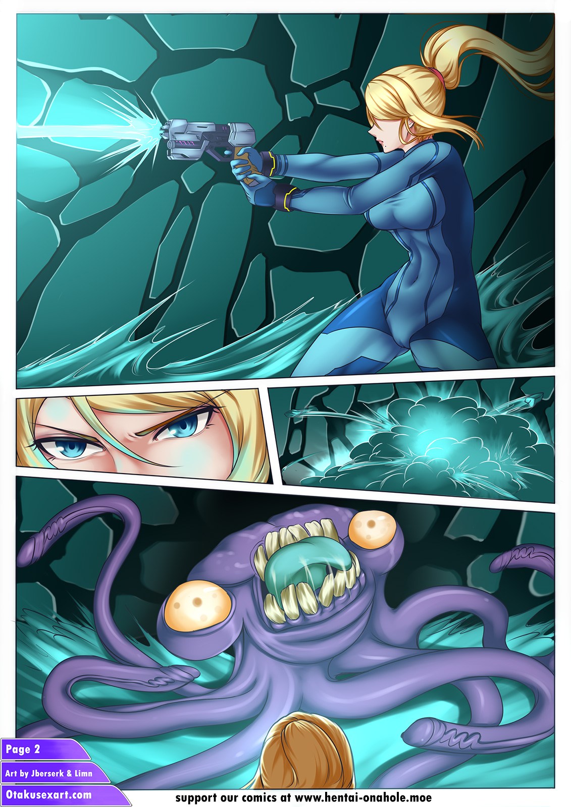 Samus Aran's Alien Impregnation Creampie Fucktime page 12 full