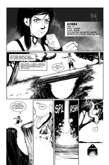 [TripleXmile] Korra Vore Comic (The Legend of Korra) cover