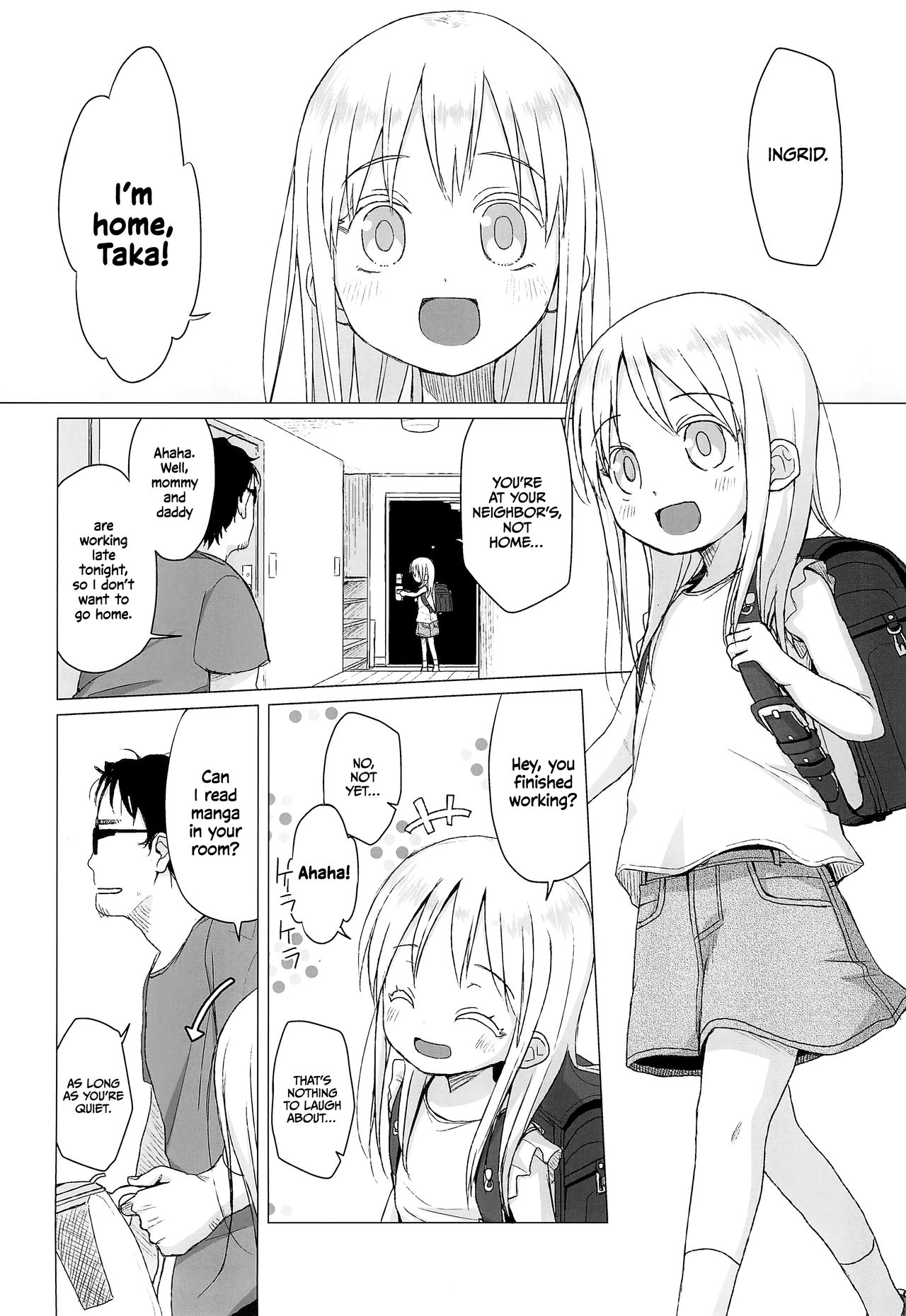 Uchi no Tonari no Shougakusei wa Kinpatsu Hekigan Ecchi-zuki | The Blonde-haired, Blue-Eyed Elementary Schooler Next Door Loves Sex  =TLL + mrwayne= page 4 full
