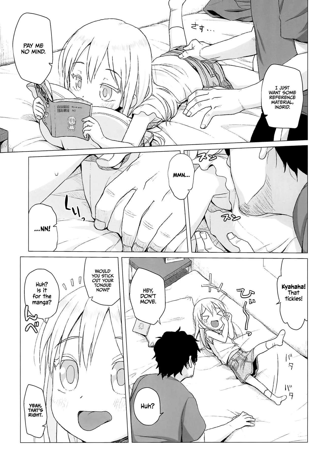 Uchi no Tonari no Shougakusei wa Kinpatsu Hekigan Ecchi-zuki | The Blonde-haired, Blue-Eyed Elementary Schooler Next Door Loves Sex  =TLL + mrwayne= page 9 full