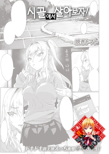 [Yakitomato] Inaka ni Kurasou! | 시골에서 살아보자! (COMIC X-EROS #80) [Korean] [Team Edge] [Digital] cover