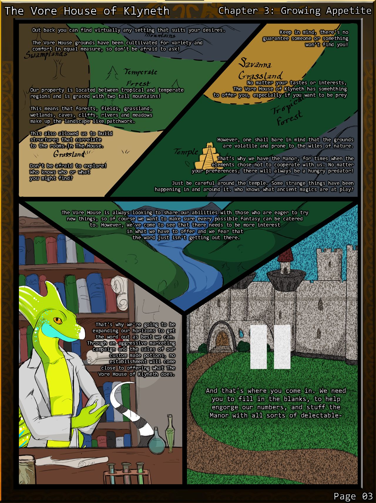 The Vore House of Klyneth - Chapter 3 by Runa216 page 3 full