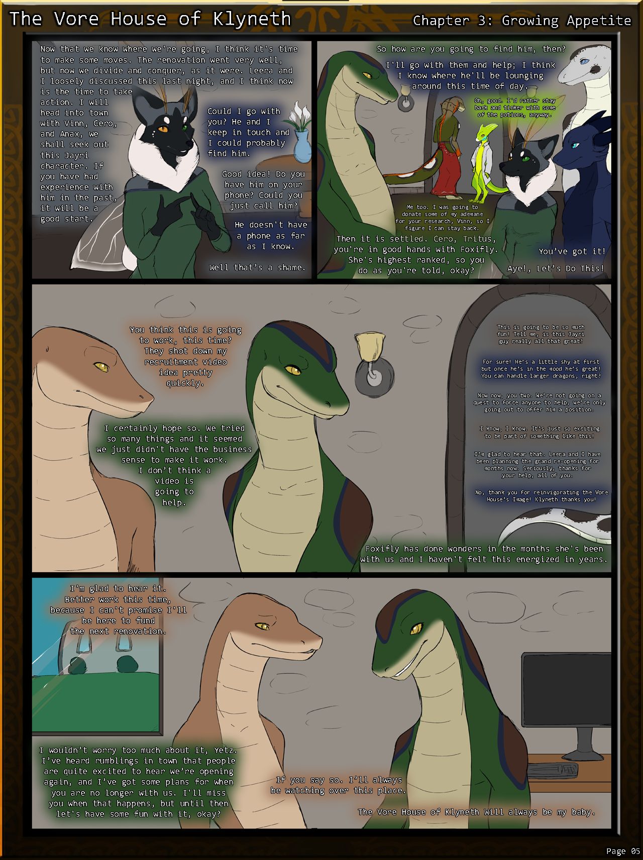 The Vore House of Klyneth - Chapter 3 by Runa216 page 5 full