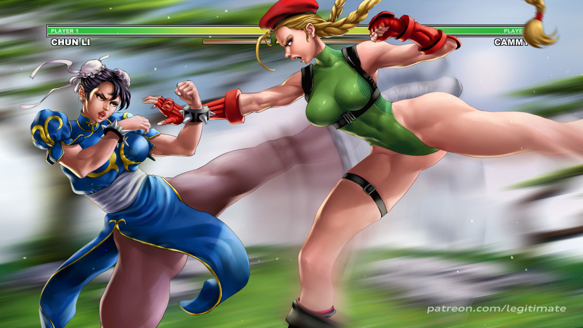 Chun-Li x Cammy page 1 full