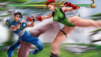 [legitimate] Chun-Li x Cammy (Street Fighter) cover