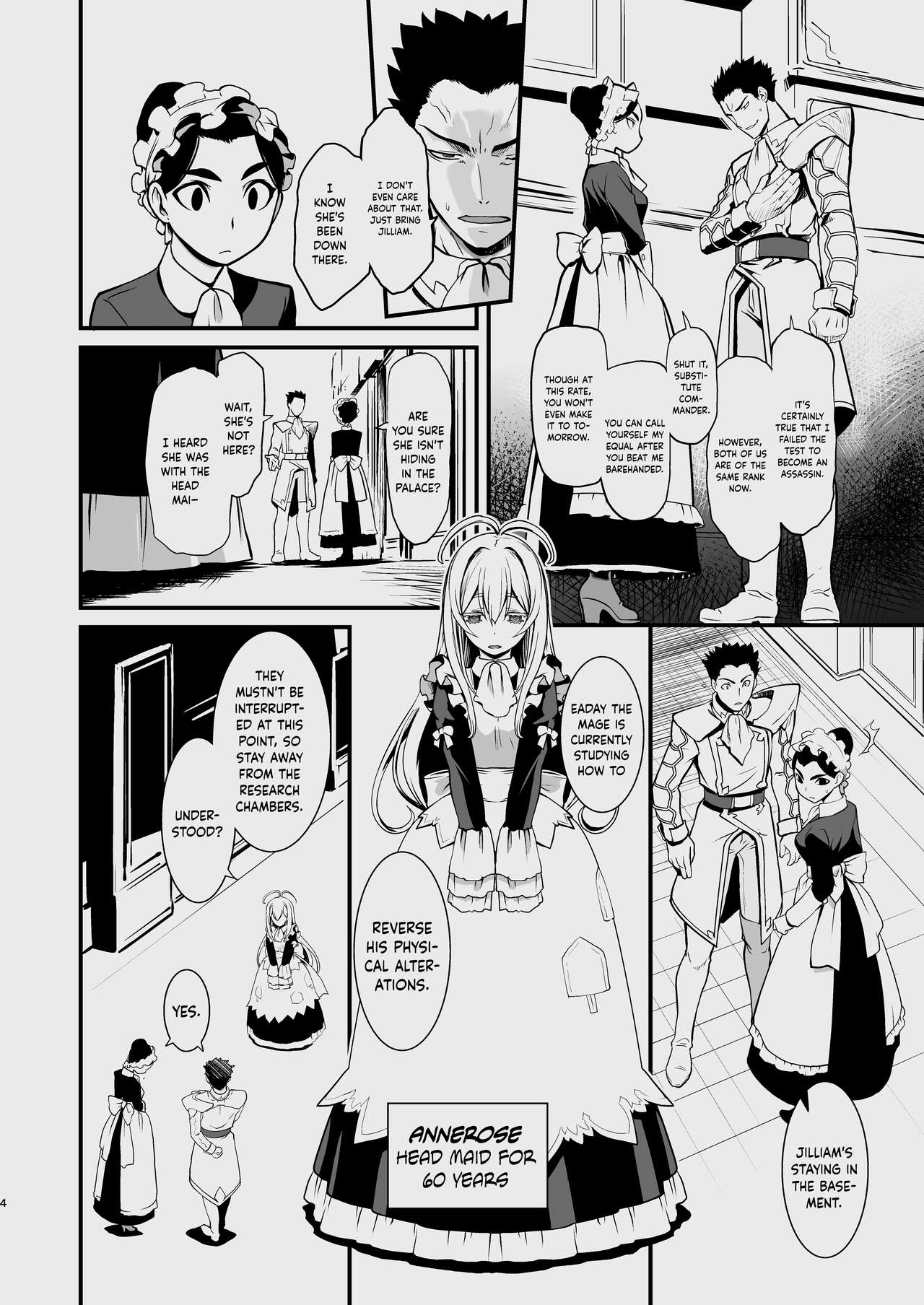 Kishi Danchou Jininsu - Nyoshin Henka ni Kusshita Kishi Ch. 3 | The Commander's Resignation page 3 full