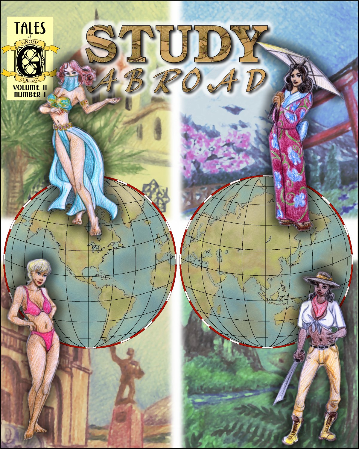 Tales of Gnosis College Comix Vol. 2 - Study Abroad page 1 full