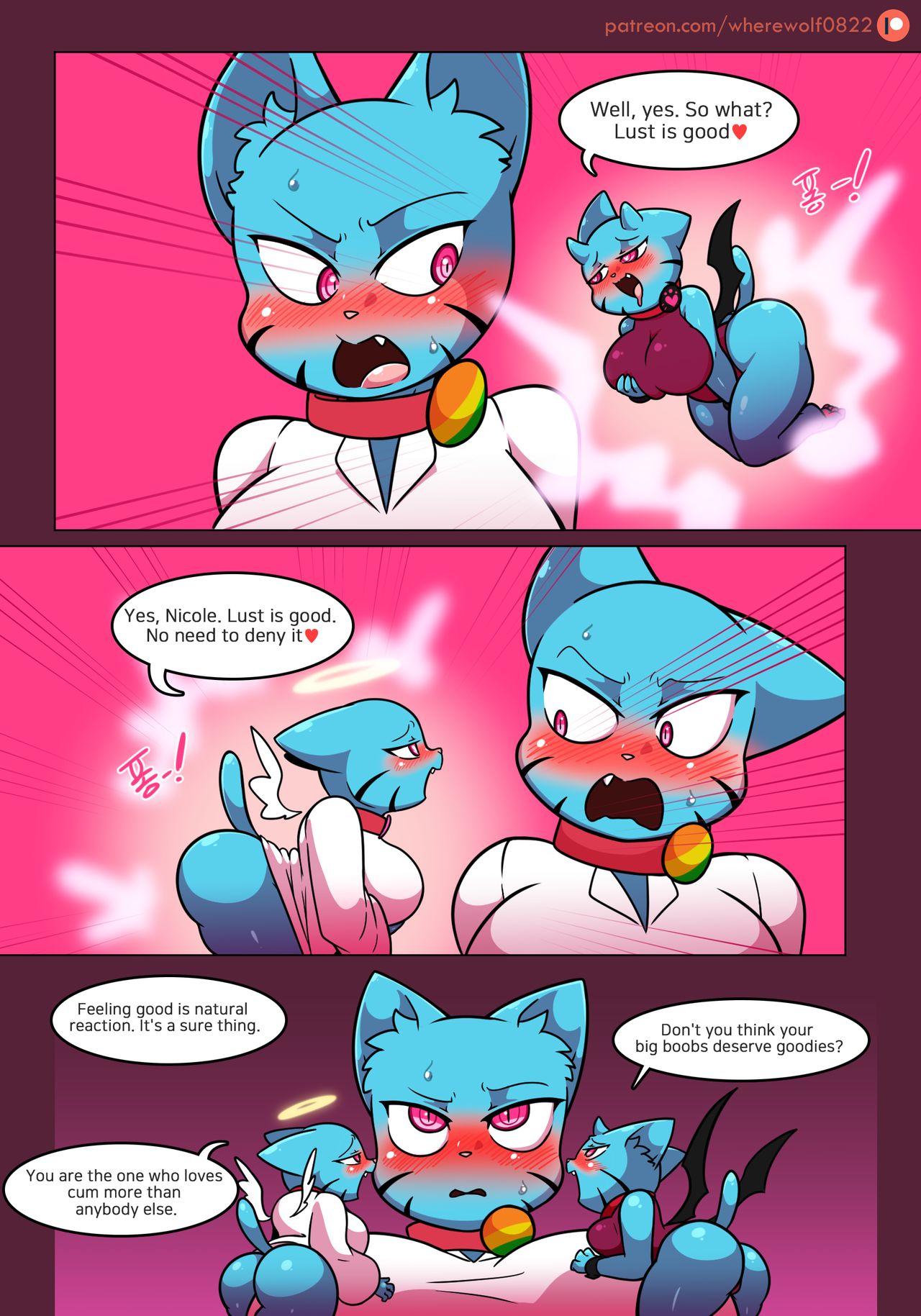 Lusty World of Nicole Ep. 2 - Angel page 2 full