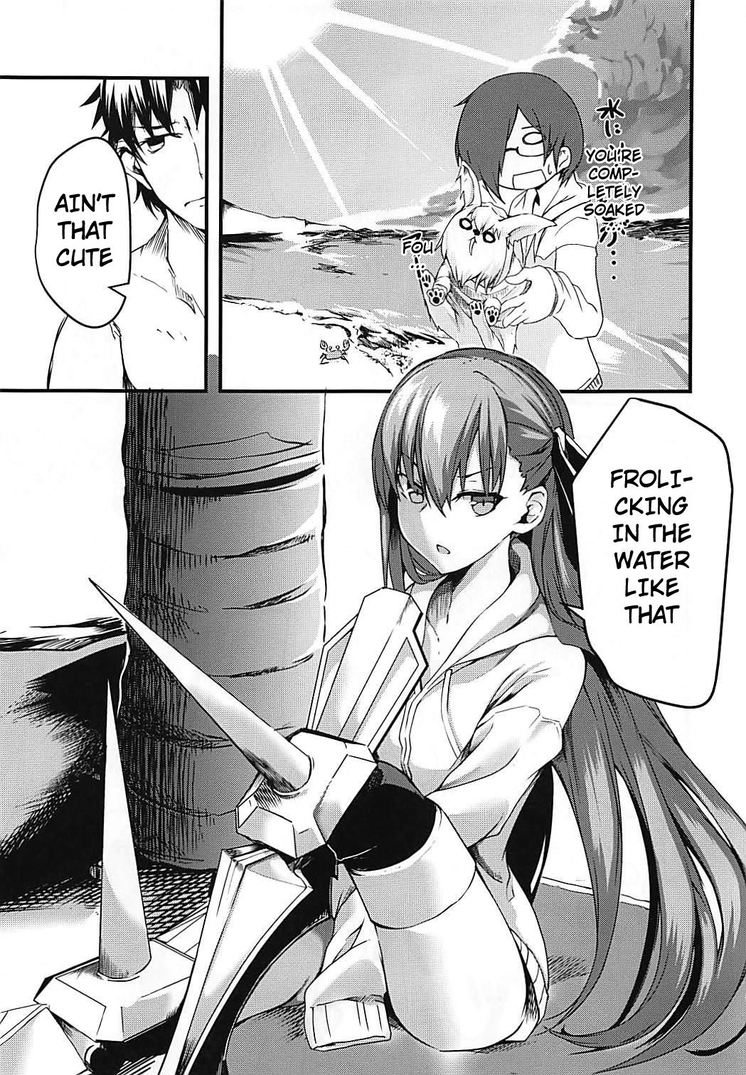 Melt ga Mizugi ni Kigaetara. | What Melt Looks Like in Her Swimsuit. page 4 full