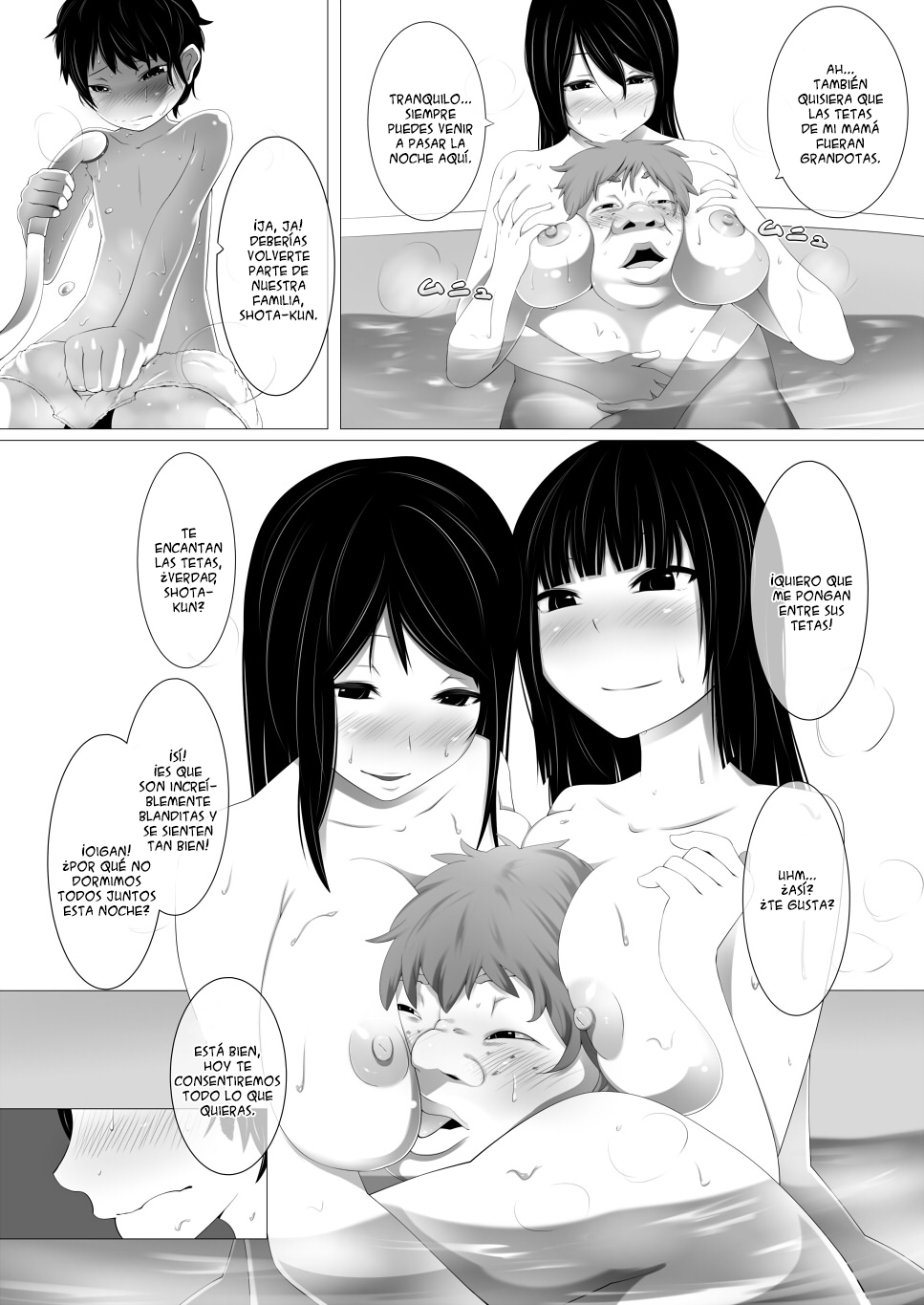 Debushota ga Ofuro de Harem Joutai page 4 full