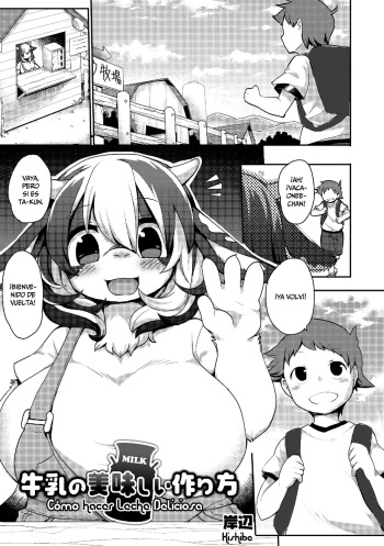 [Kishibe] Gyuunyuu no Oishii Tsukuri kata | Cómo hacer Leche Deliciosa (Comic Anthology Qoopa Vol. 7) [Spanish] [HGnF] [Digital] cover