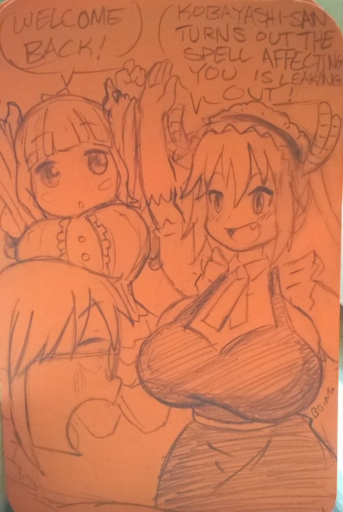 Miss Kobayashi's Breast Expansion Spell page 12 full