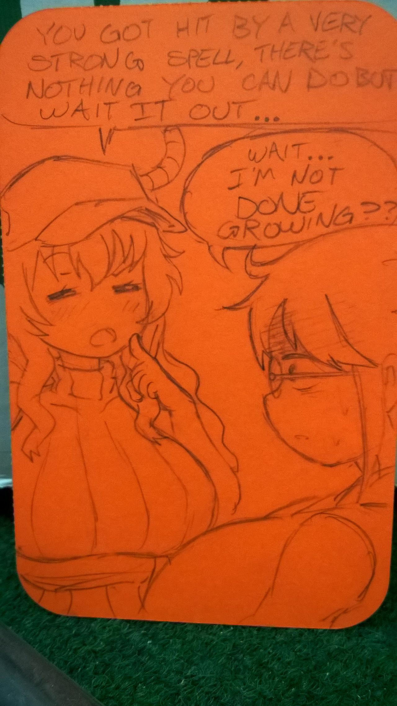 Miss Kobayashi's Breast Expansion Spell page 8 full