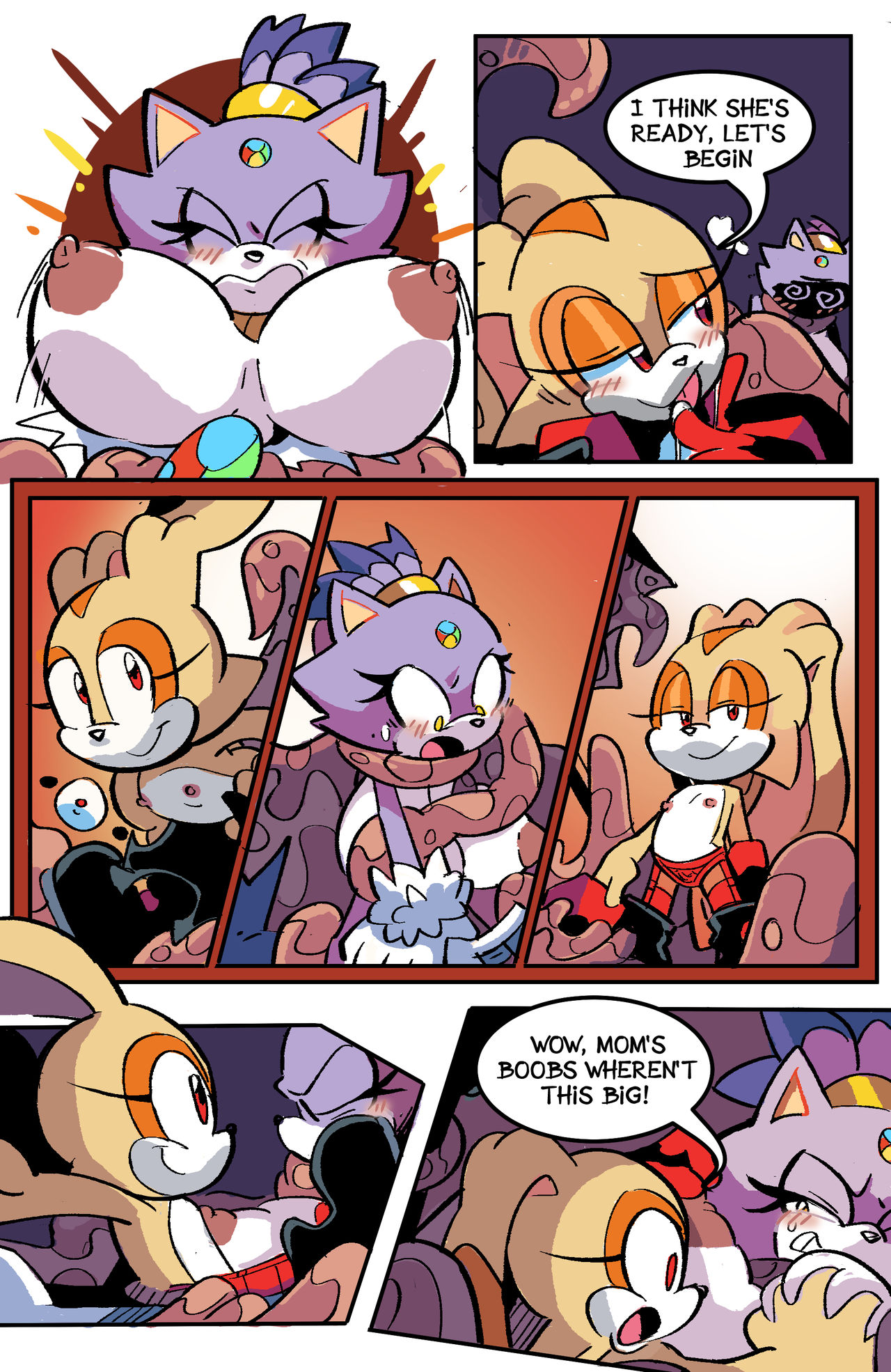Cream vs. Blaze - Rainbow Warrior vs. The Gothic Guardian page 4 full
