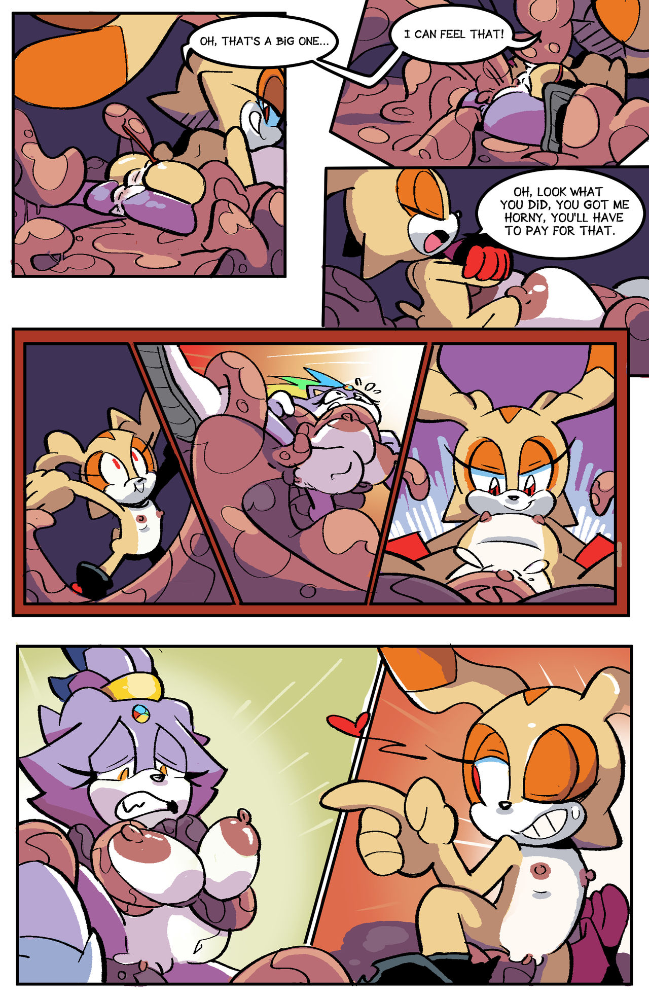 Cream vs. Blaze - Rainbow Warrior vs. The Gothic Guardian page 5 full