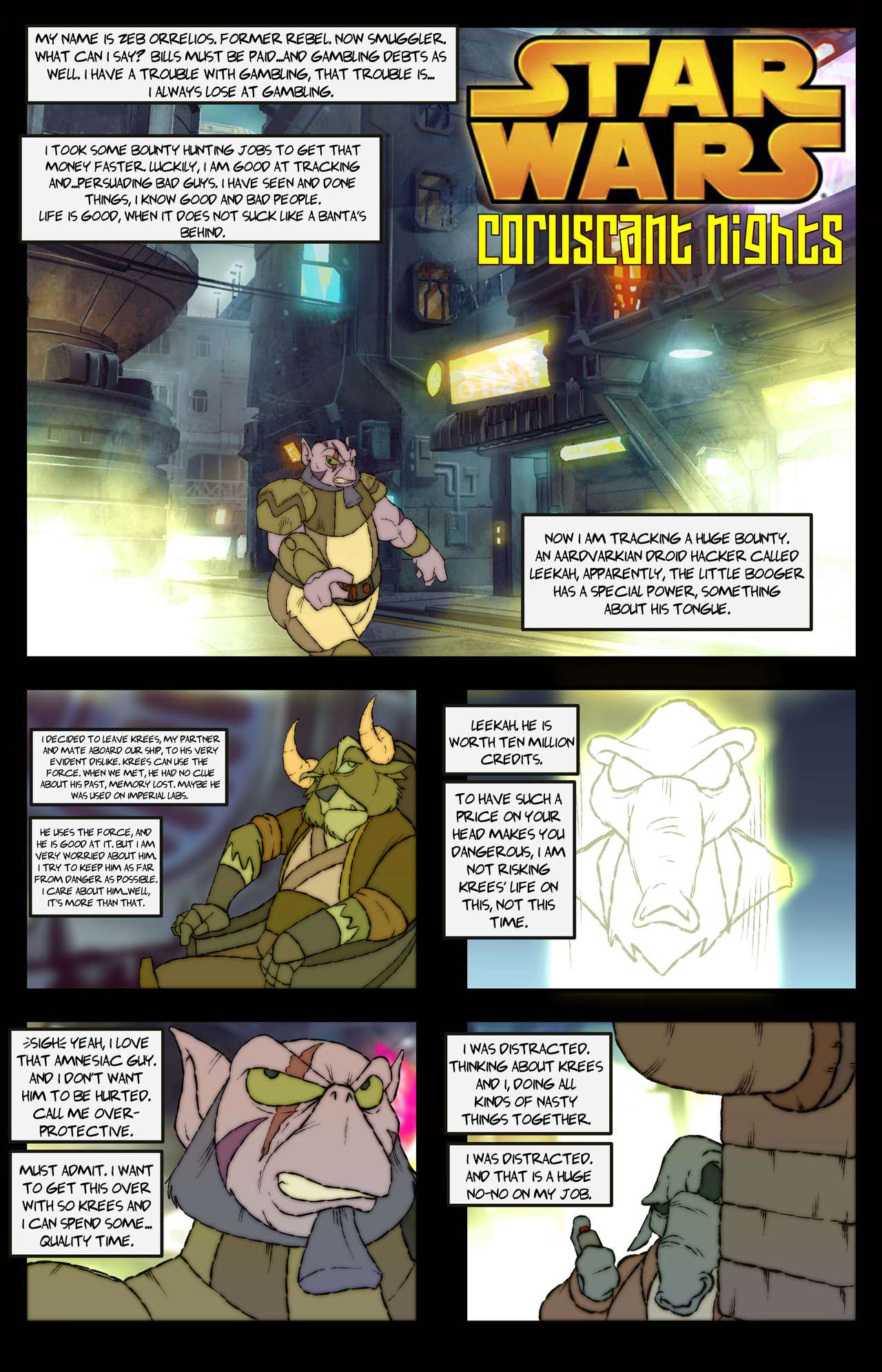 Coruscant Nights page 1 full