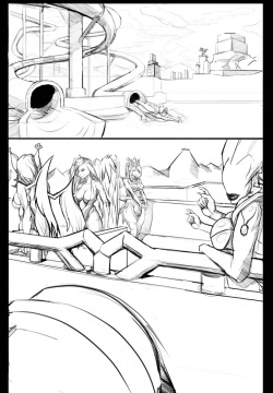 Absorption Sketch Comic