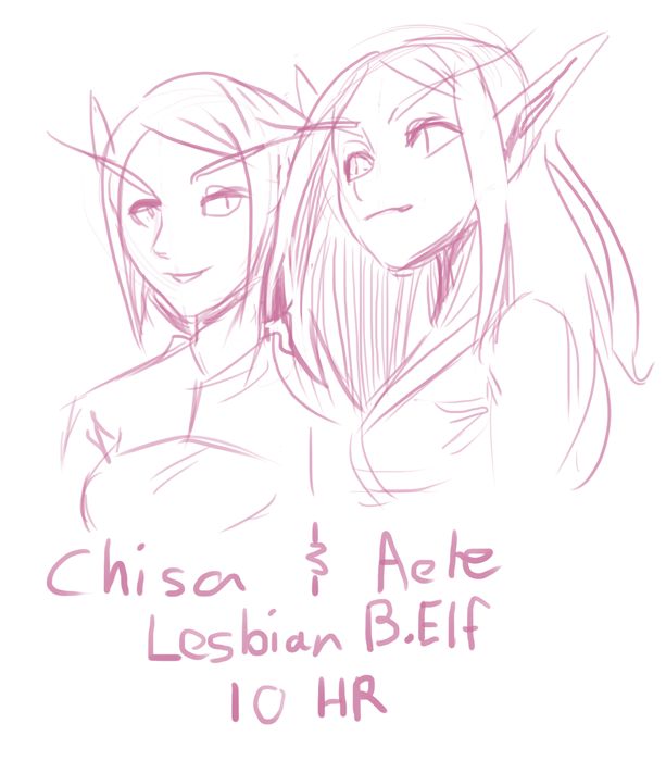 Chisa & Aete - Lesbian Blood Elves 10hr page 1 full