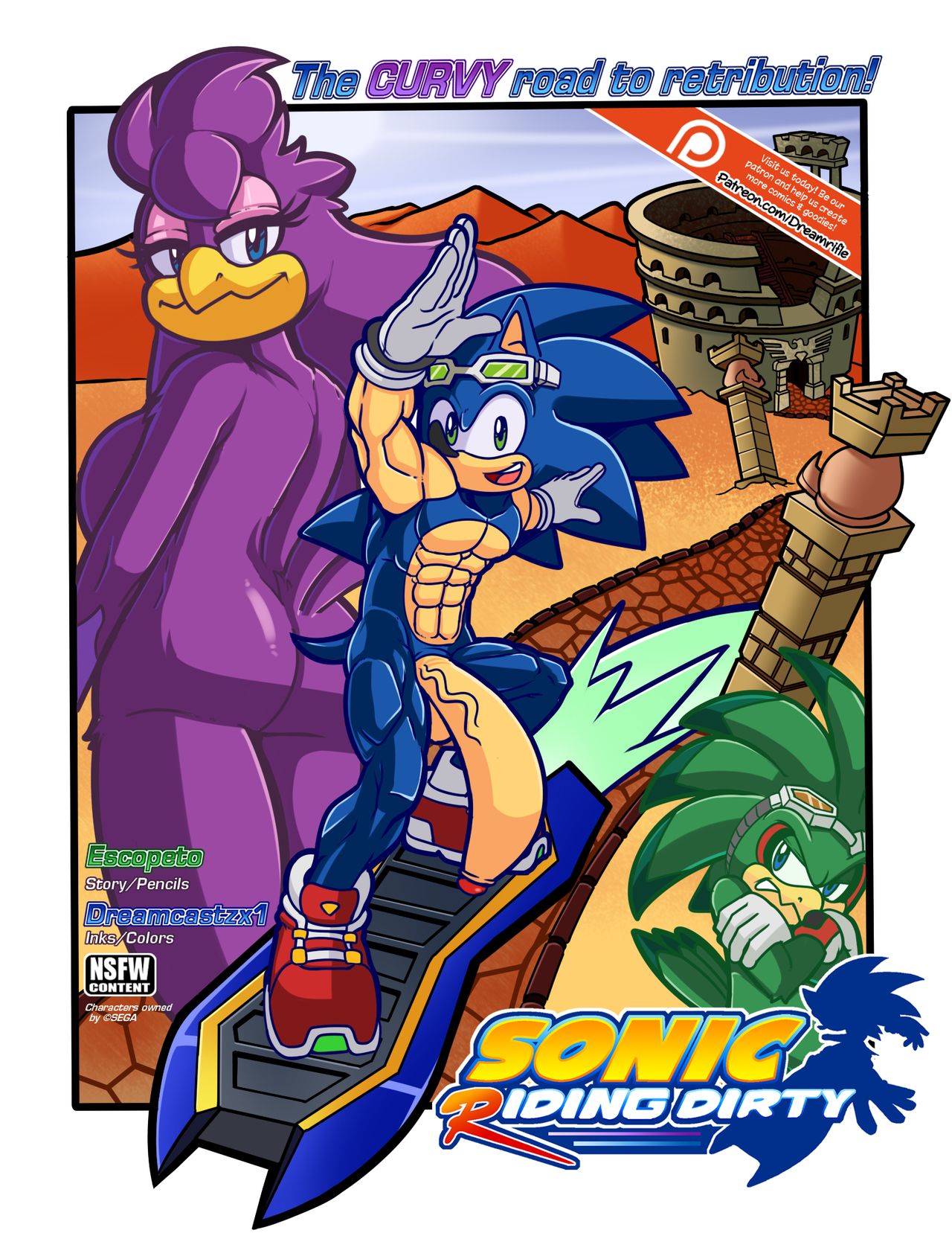 Sonic Riding Dirty page 1 full