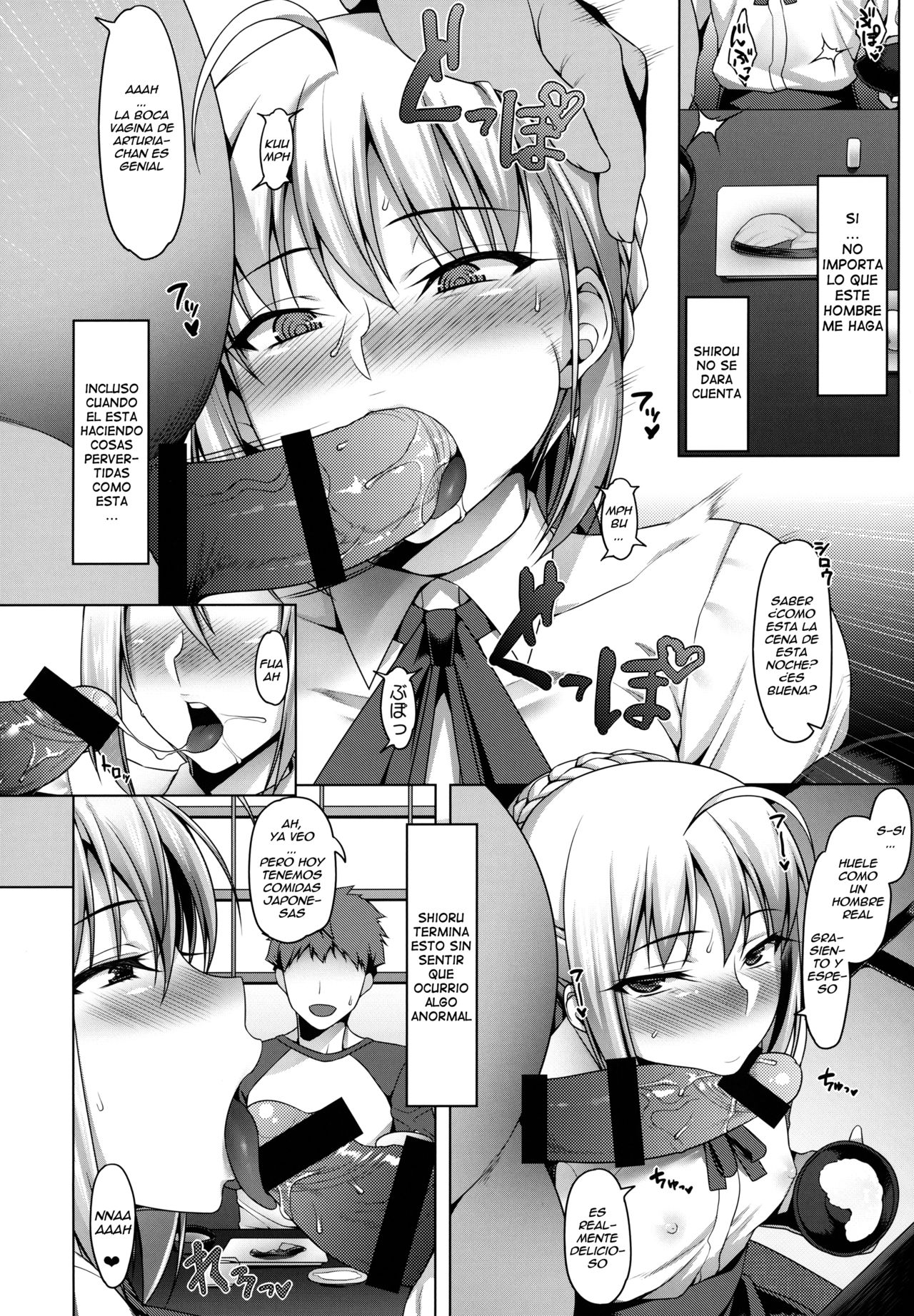 Emiya-ke Futei Koukou Ryouiki Ni ~Kishiou Arturia Pendragon no Baai~ page 7 full