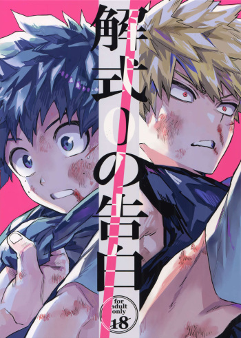 (Douyara Deban no Youda! 17) [Kometubu (Rittiri)] Kaishiki 0 no Kokuhaku (Boku no Hero Academia) cover