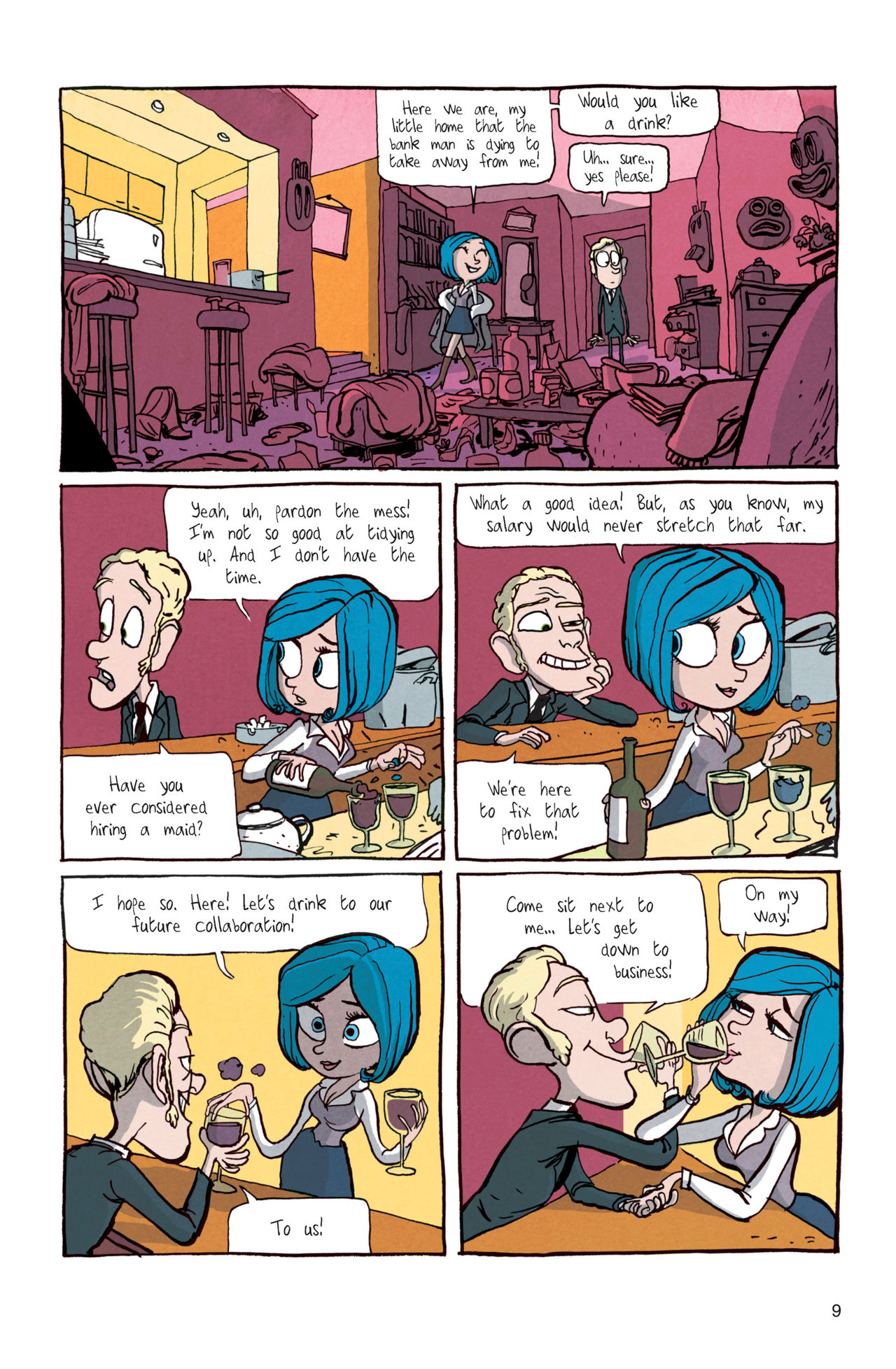 Gisèle & Béatrice page 9 full