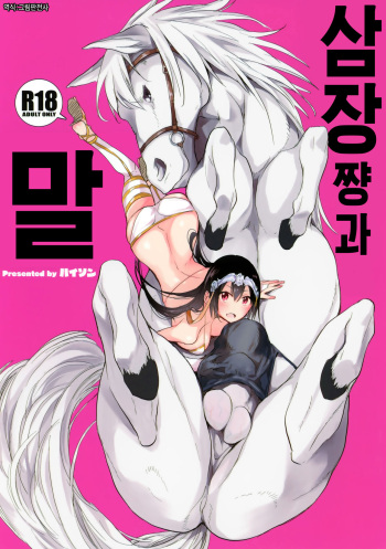 (C95) [ANIMAL SERVICE (haison)] Sanzou-chan to Uma | 삼장쨩과 말 (Fate/Grand Order) [Korean] [그림판전사] cover