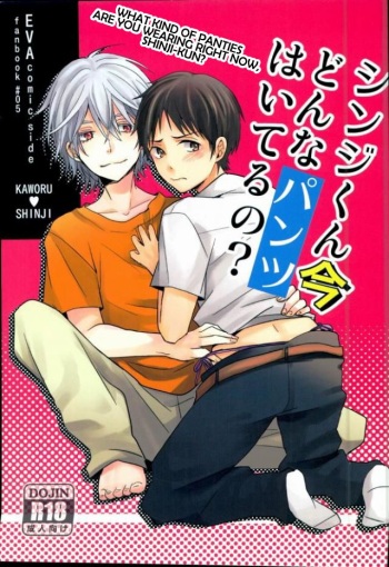 (C85) [100k (Tomoko)] Shinji-kun Ima Donna Pants Haiteru no? (Neon Genesis Evangelion) [English] cover