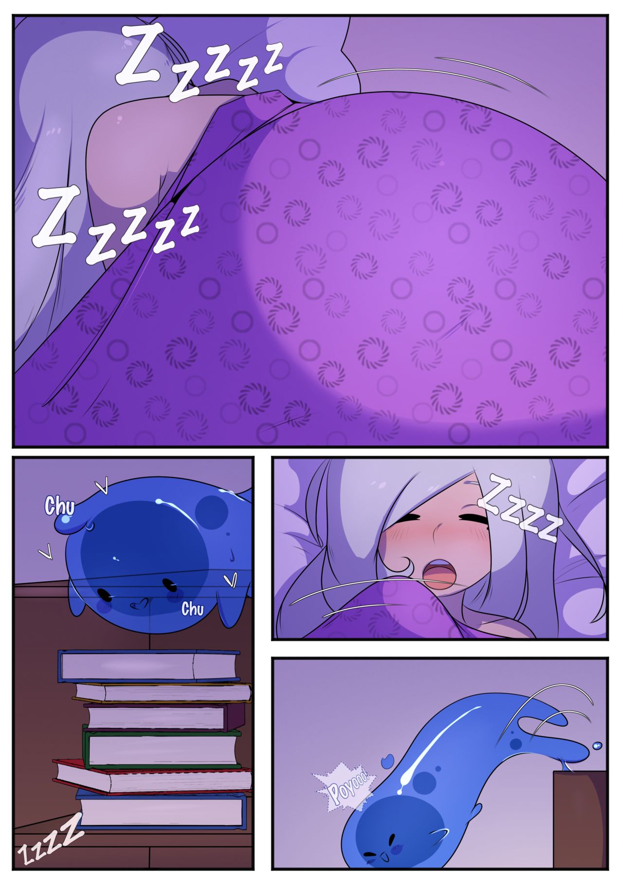 Slime Possession Comic page 1 full