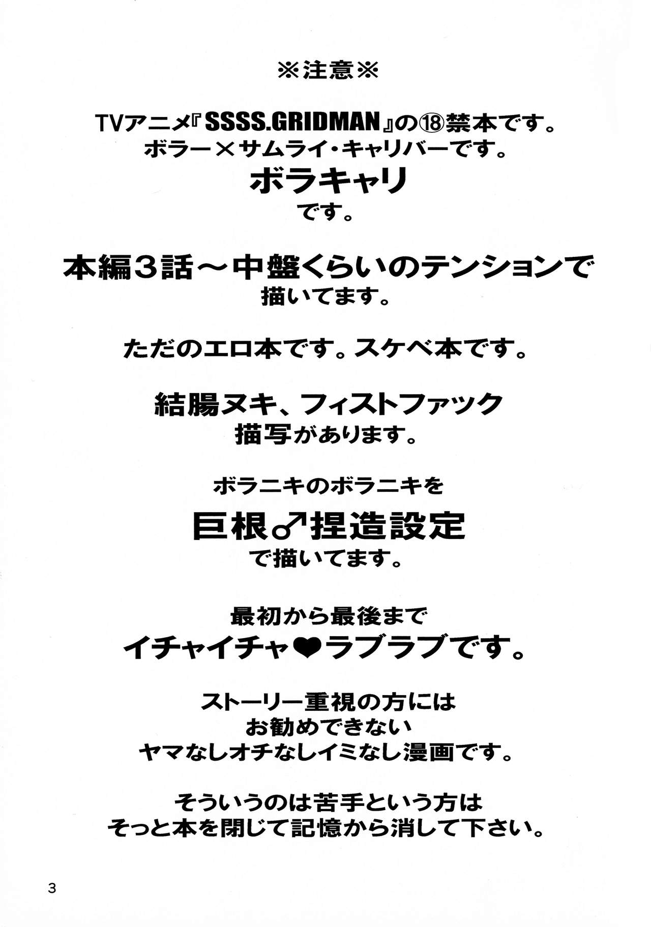 Bors-kun no Drill o Calibur-san no Saya ni osameru no wa Muzukashii... page 3 full