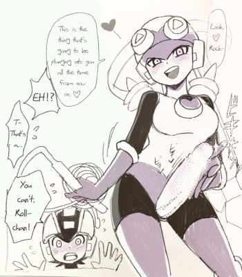 Exe Futanari Dark Roll chan x Rockman [English] cover